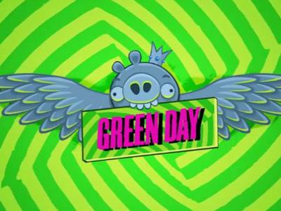 Wah Green Day Promosi Album Bareng Angry Birds